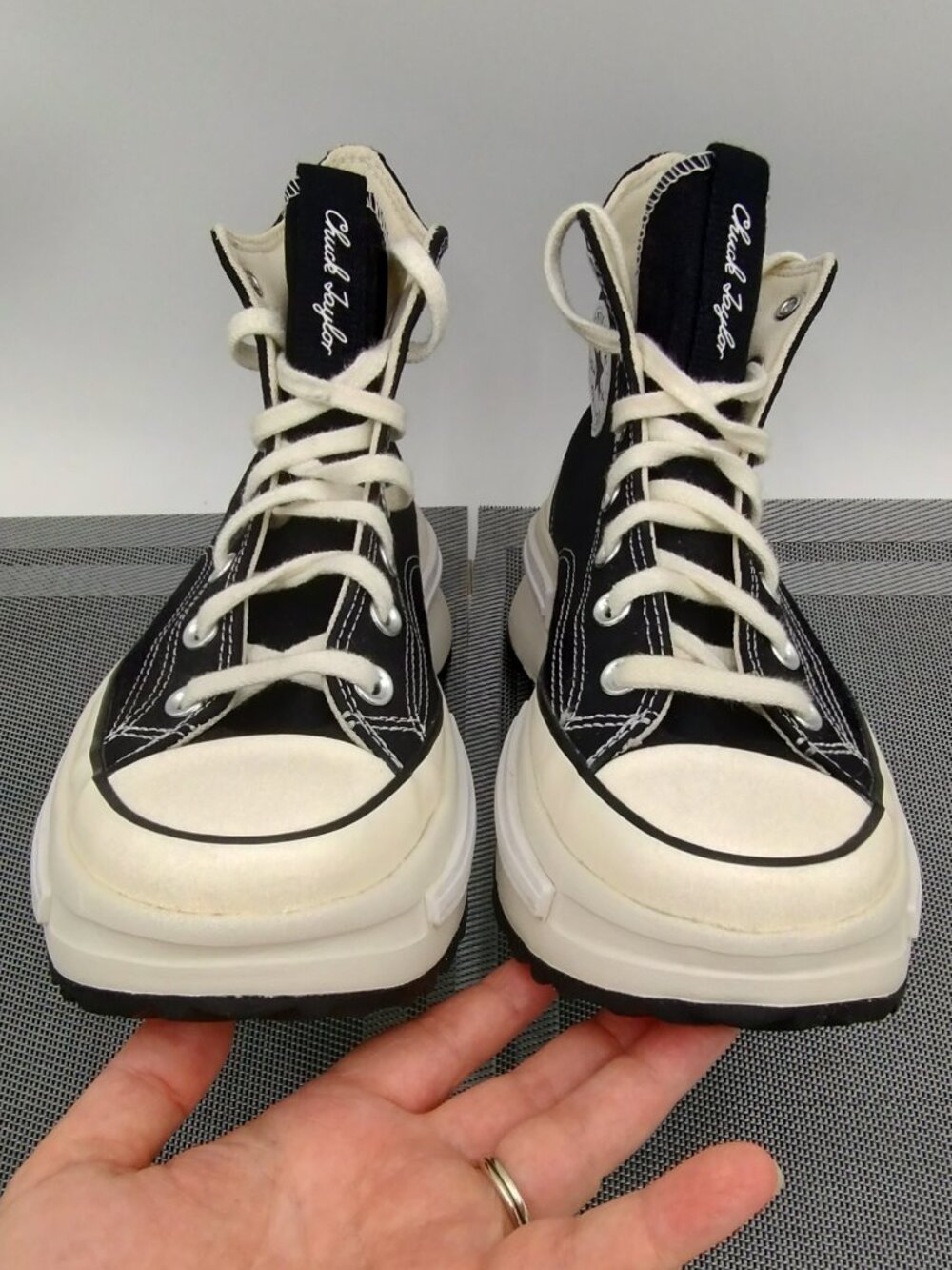 Converse Run Star Legacy CX Hi Top Platform Sneakers Black Unisex M7/W8.5 - Picture 6 of 16